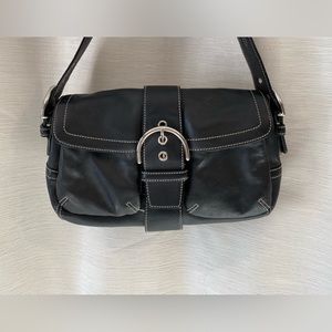 COPY - Coach shoulder bag, black leather, J053-3653